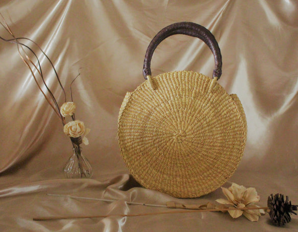 KINKAHE Bolga Circle Handbag